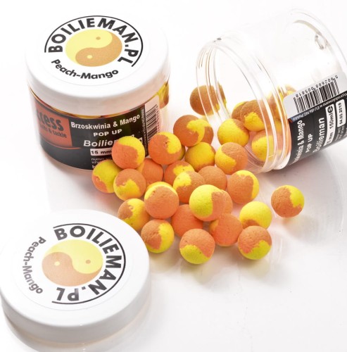 Kulki pływające Pop Up 4Success Boilieman Brzoskwinia & Mango 150ml