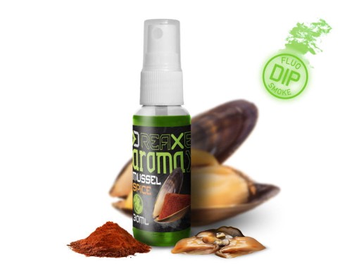 Dip spray Delphin AromaX/30ml | Małż-Przyprawy/zielony fluo