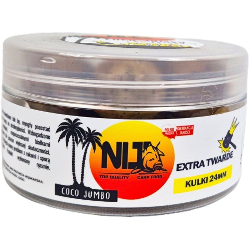 Kulki  hakowe NLT Coco Jumbo 24mm 150g extra twarde