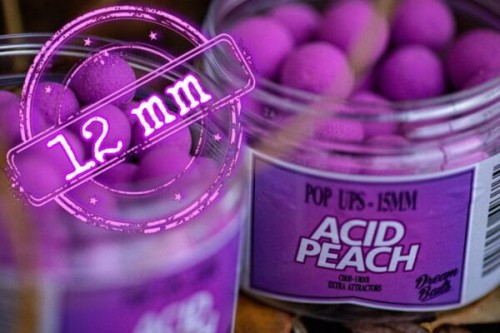 Kulki pływające, pop up 12mm Dream Baits Acid Peach