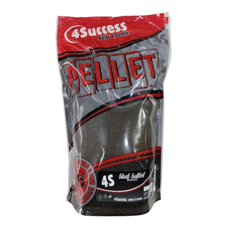 Pellet karpiowy, zanętowy, Czarny Halibut, kruszonka | 4S | Black Halibut Extract 900gr