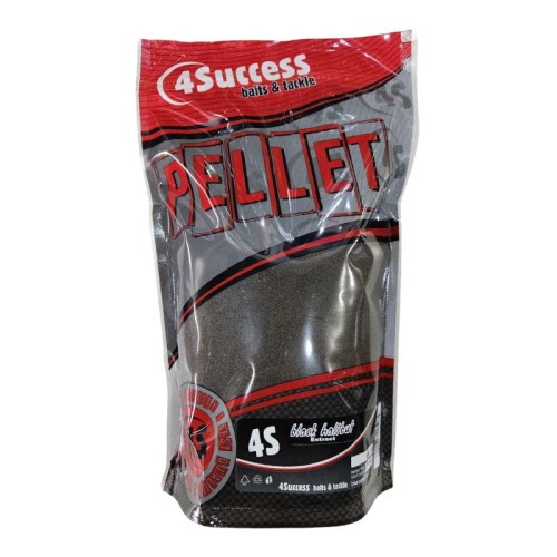 Pellet karpiowy, zanętowy, Czarny Halibut, kruszonka | 4S | Black Halibut Extract 2,5kg