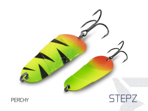 Wahadłówka Delphin STEPZ StripSCALE, 10g PERCHY Hook