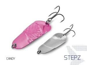Wahadłówka Delphin STEPZ StripSCALE, 10g CANDY Hook #2