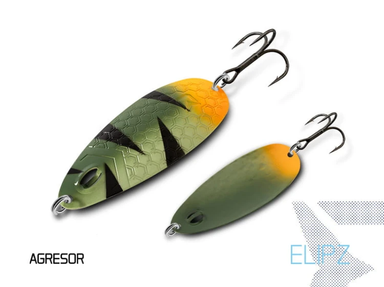 Wahadłówka Delphin ELIPZ FullSCALE, 12g AGRESOR Hook #2