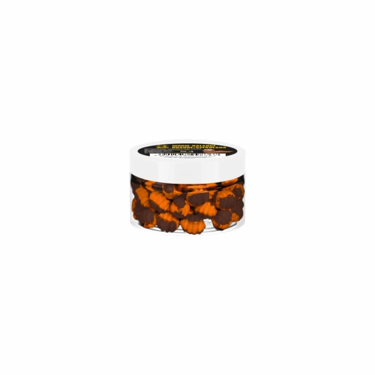 Worm-balance INVADER Orange/Czekolada - Nowość 2025  8mm - Waftersy robaczki - 25 ml (13 gram)