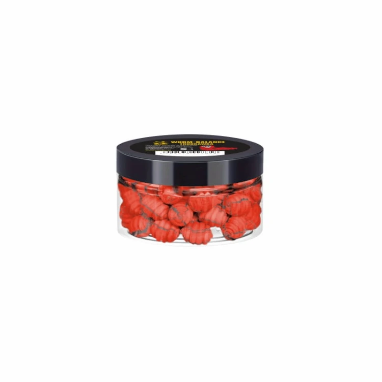 Worm-balance INVADER Truskawka 12mm - Waftersy robaczki - 60 ml (25 gram)