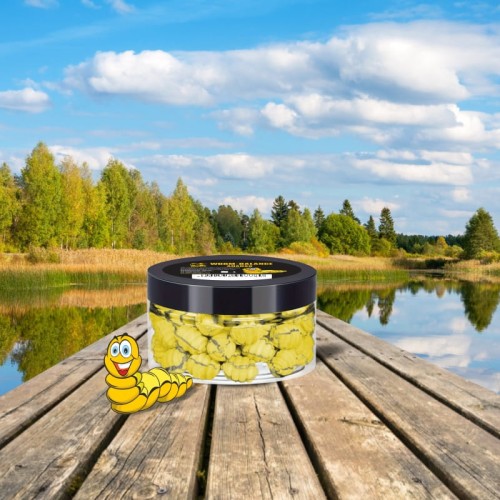 Worm-up INVADER Ananas 12mm - Pływające robaczki - 60 ml (20 gram)