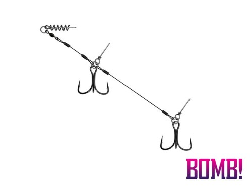 Dozbrojka Delphin BOMB! Twisto MultiTRAP / 1szt., #2/0 / 14cm / 20 kg