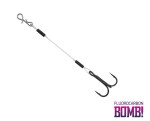 Dozbrojka Delphin BOMB! Twisto RIGS Fluorocarbon / 3szt, #4/10cm