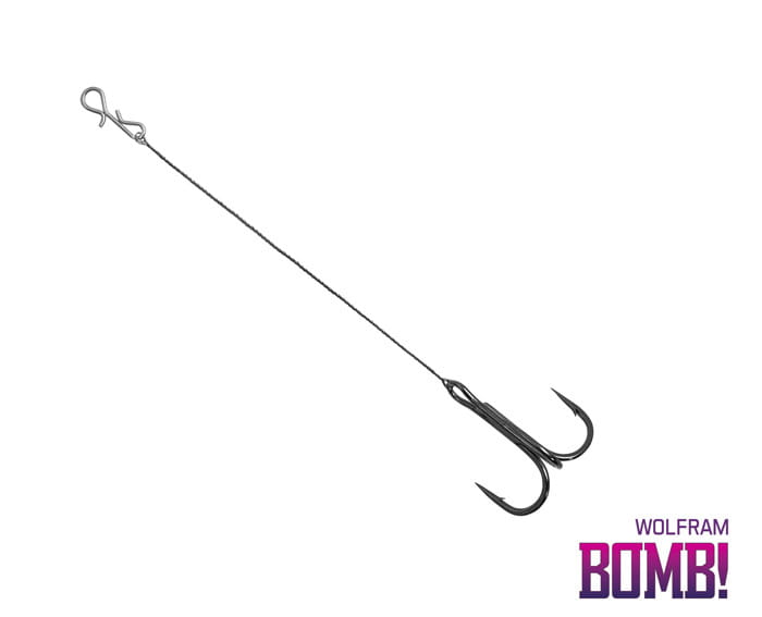 Dozbrojka Delphin BOMB! Twisto RIGS Wolfram / 3szt, #8/8cm