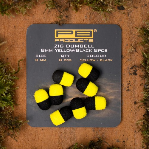 PB-Products-Zig-Dumbell-8mm-YellowBlack-8pcs-Package-26406.jpg