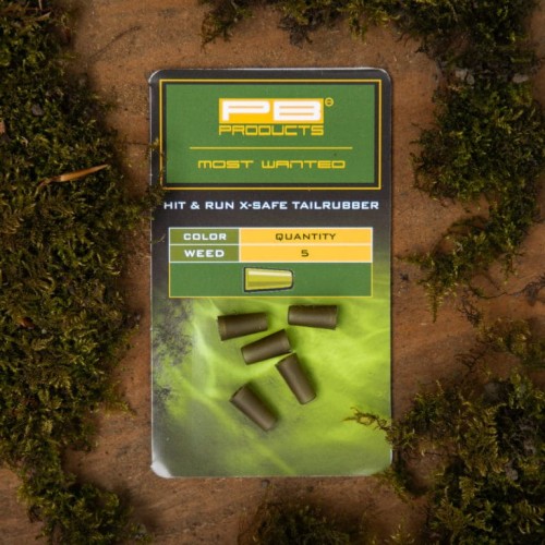 Krótkie rurki do klipsów | PB Products |  | PB Products | Hit & Run Xtra Safe Tailrubbers Leadclip Weed 8szt