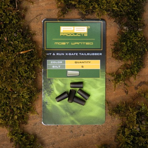 Krótkie rurki do klipsów | PB Products | Hit & Run Xtra Safe Tailrubbers Leadclip Silt 8szt