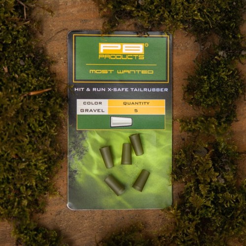 Krótkie rurki do klipsów | PB Products |  | PB Products | Hit & Run Xtra Safe Tailrubbers Leadclip Gravel 8szt