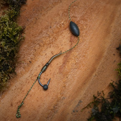 Gotowy zestaw karpiowy | PB Products | R2G Clip SR Leader 90/ Shot on the Hook Overloaded Rig rozmiar 6