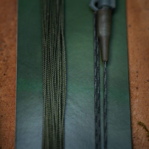 Gotowy zestaw karpiowy | PB Products | R2G Kevlar/SR Leadclip Knotless Leader 10m + 1m 1szt Weed