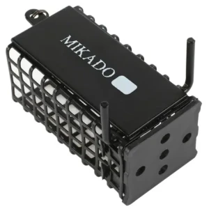 KOSZYCZEK ZANĘTOWY MIKADO KWADRATOWY Z PAZUREM - 70g (25x30x44) - CZARNY - op.1szt.