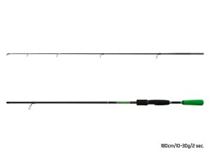 Wędka spinningowa Delphin WASABI Spin NXT, 180cm/10-30g/2 częściowy