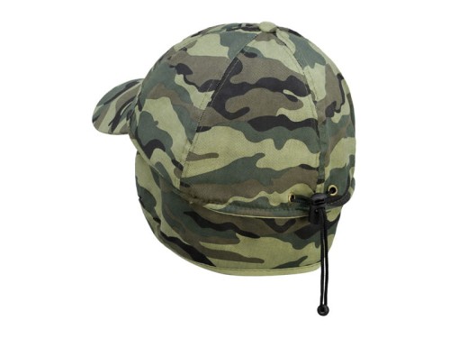 Zimowa czapka z daszkiem Delphin LED OutLINE Camo, UNI