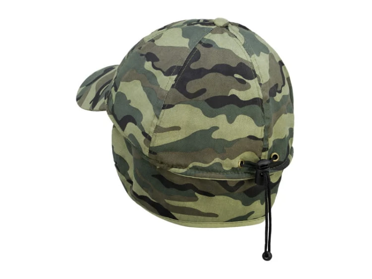 Zimowa czapka z daszkiem Delphin LED OutLINE Camo, UNI