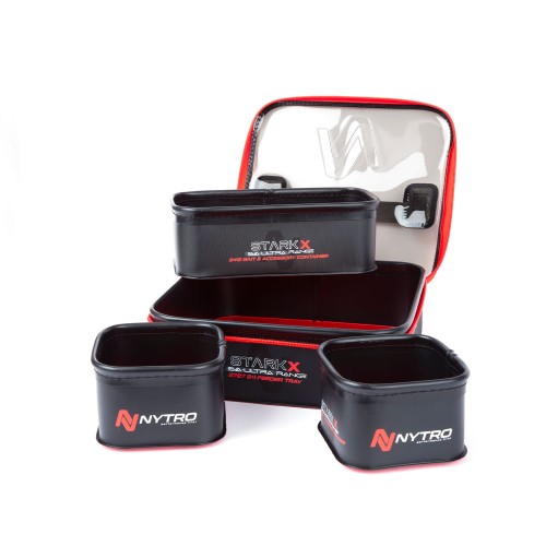 Zestaw pojemników NYTRO STARKX ULTRA-EVA 2+1 FEEDER TRAY