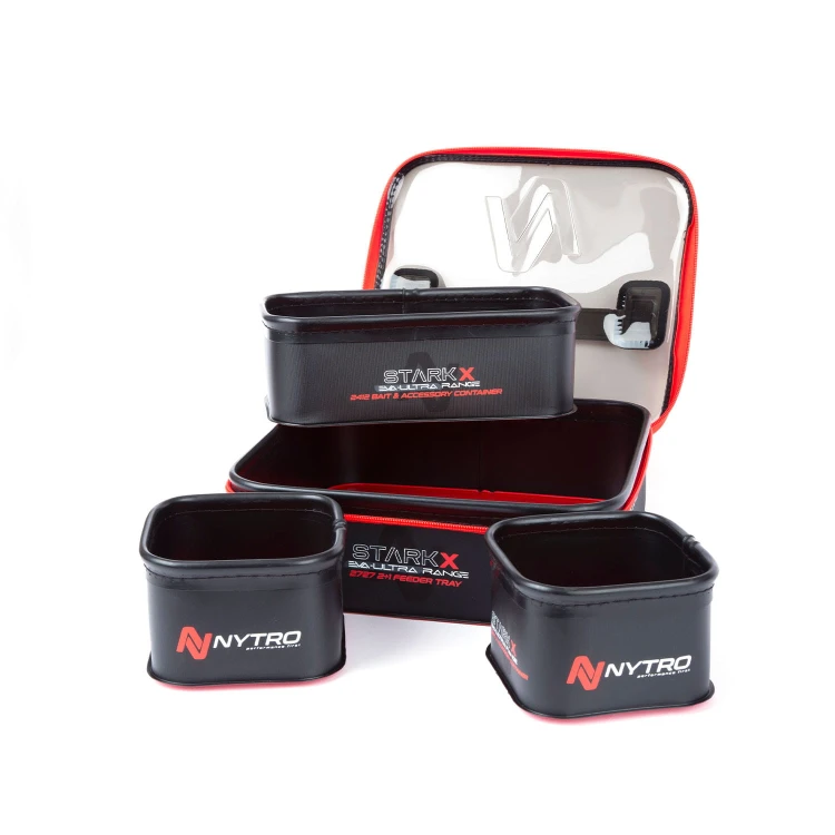 Zestaw pojemników NYTRO STARKX ULTRA-EVA 2+1 FEEDER TRAY