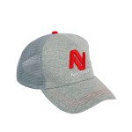 Czapka z daszkiem NYTRO LIGHT MARL GREY TRUCKER CAP (MESH BACK)