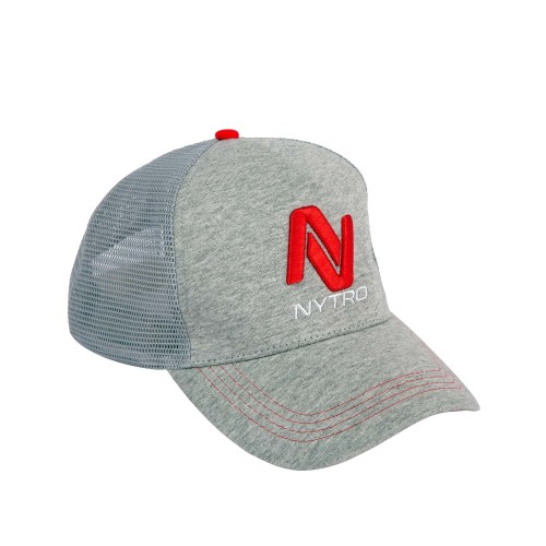 Czapka z daszkiem NYTRO LIGHT MARL GREY TRUCKER CAP (MESH BACK)