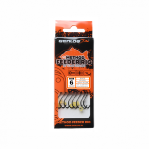 Przypon żyłka Genlog Method Feeder RIG 1105 6 Z25 10 G