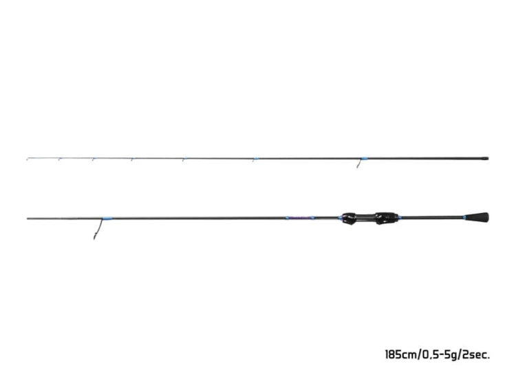 Wędka spinningowa Delphin GraphiX 24T, 185cm/0.5-5g/2 częściowy