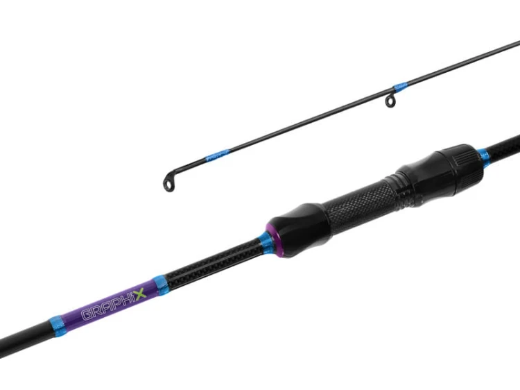 Wędka spinningowa Delphin GraphiX 24T, 185cm/0.5-5g/2 częściowy
