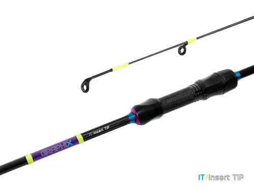 Wędka spinningowa Delphin GraphiX IT 24T, 213cm/2-7g/2 częściowy