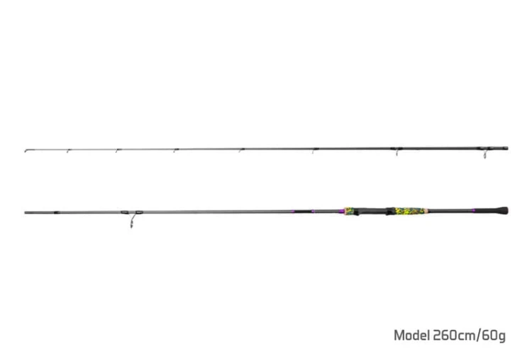 Wędka spinningowa Delphin HYPNOOSA / 2 składy 260cm/60g