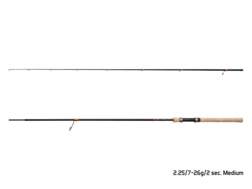 Wędka spinningowa Delphin CORX Spin Medium, 225cm/7-26g/2częściowy