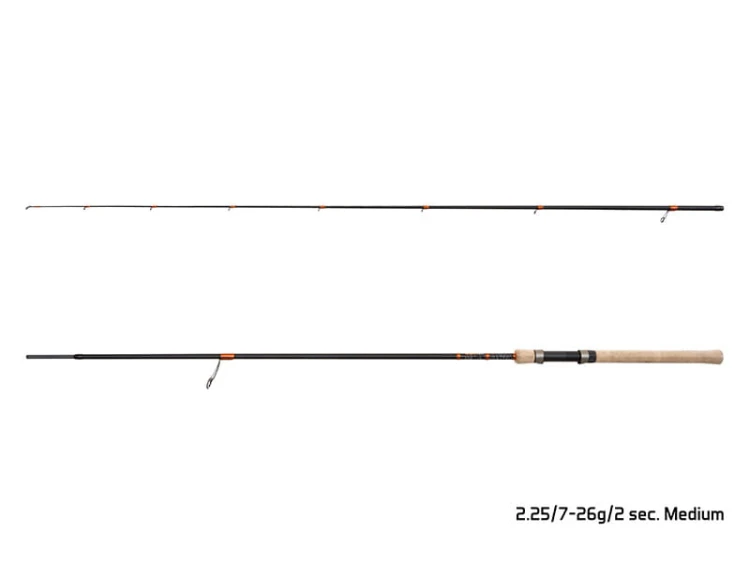 Wędka spinningowa Delphin CORX Spin Medium, 225cm/7-26g/2częściowy