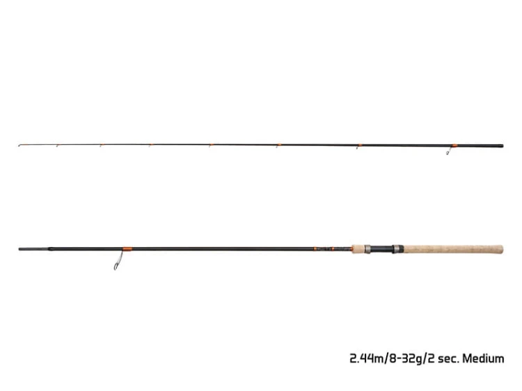 Wędka spinningowa Delphin CORX Spin Medium, 244cm/8-32g/2częściowy