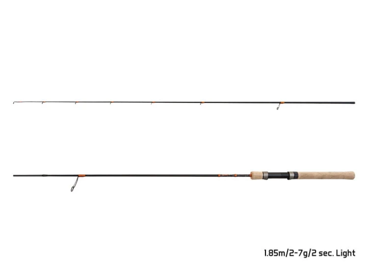 Wędka spinningowa Delphin CORX Spin Light, 185cm/2-7g/2częściowy