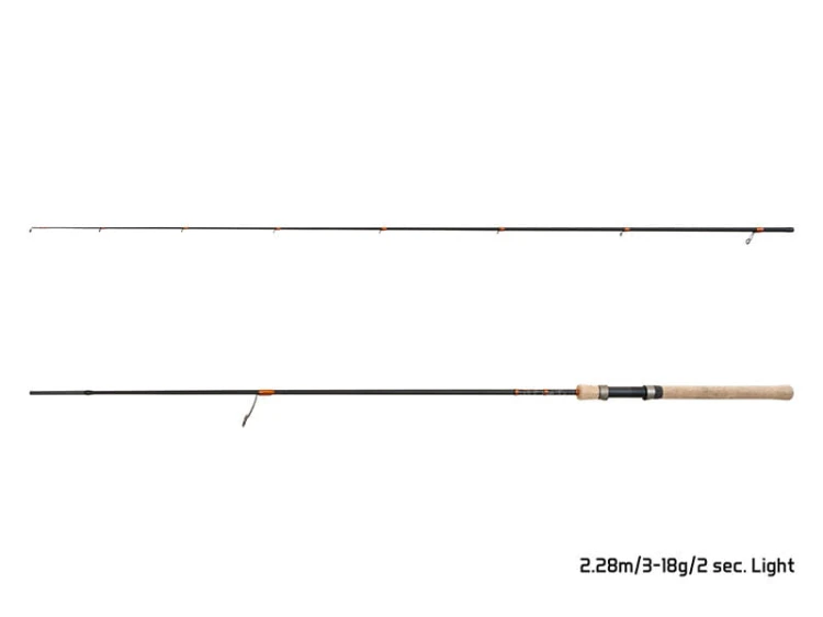 Wędka spinningowa Delphin CORX Spin Light, 228cm/3-18g/2częściowy
