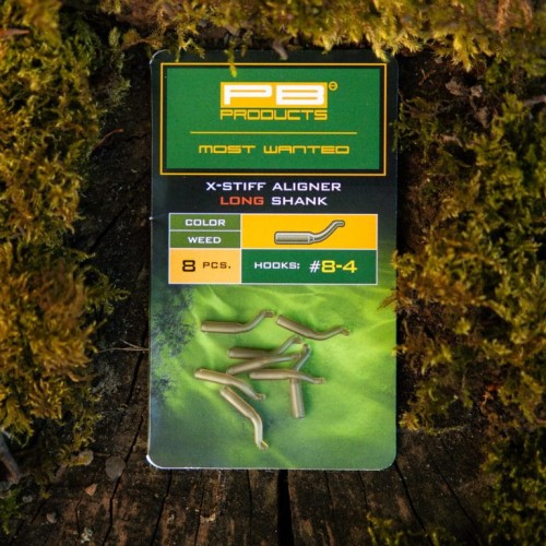 Pozycjoner, nasadka do haka | PB Products | X-Stiff Aligners Long Shank Weed #8-4 8szt.