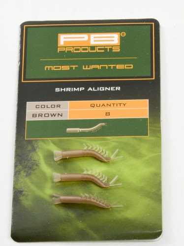 Pozycjoner krewetka | PB Products | Shrimp Aligner Brown 8szt.