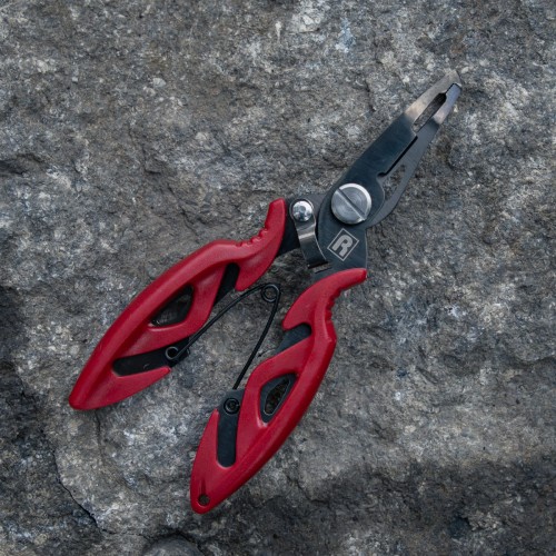 Rozemeijer Splitring Pliers & Braid Cutter Titanium 5"/ 12,7cm TYTANOWE NOŻYCZKI DO PLECIONKI I OTWIERACZ KÓŁEK