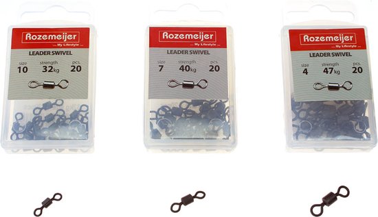 Rozemeijer Leader Swivel 47kg size 4 20szt. KRĘTLIK WĘDKARSKI
