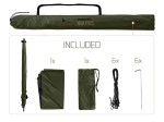 Parasol ze ściankami bocznymi Delphin BigONE CARP, 250cm