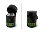 Zestaw kieliszków ze stali nierdzewnej Delphin RESET 4w1 / 4x30ml