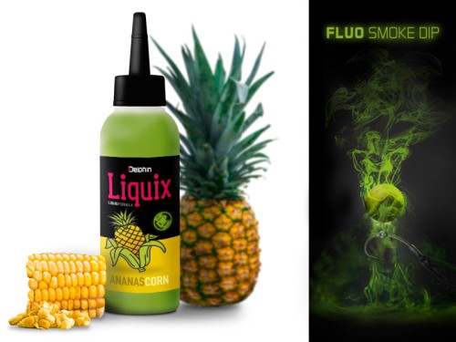 Fluo dip Delphin D SNAX LiquiX /100ml, Kukurydza-Ananas