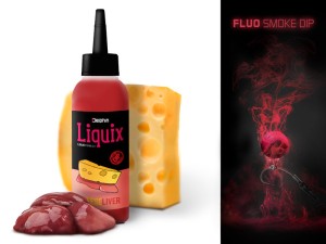 Fluo dip Delphin D SNAX LiquiX /100ml, Ser-Wątroba
