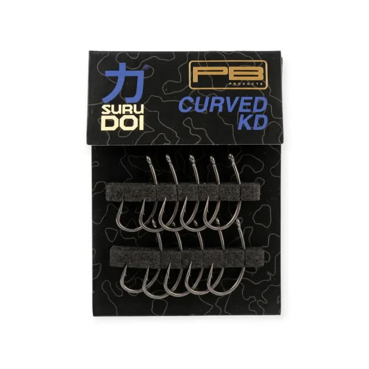 Haki Karpiowe | PB Products | SURUDOI Curved KD Hook PTFE 10szt. nr 4