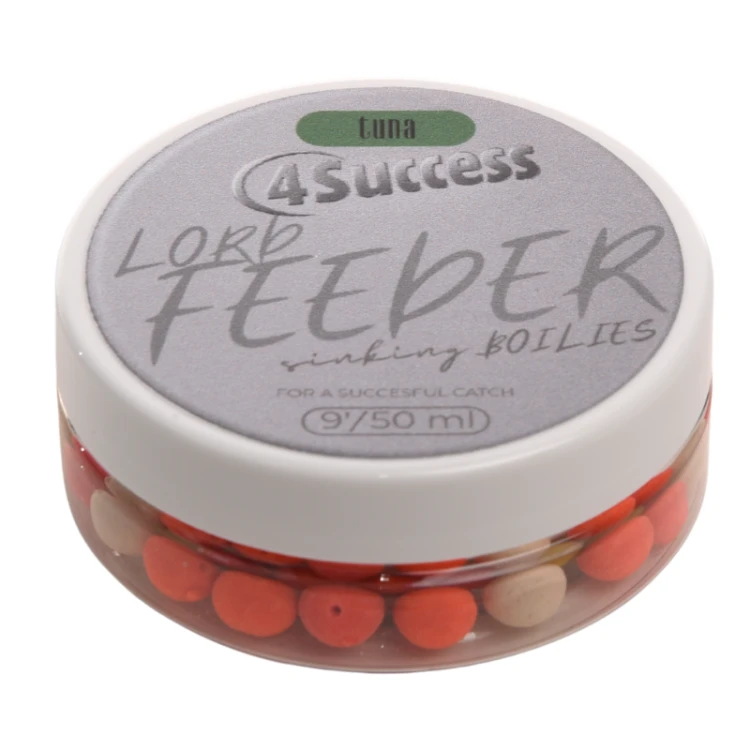 Kulki tonące | 4SUCCESS | Lord Feeder Tuna Sinking Mini Boilies 9mm 50ml