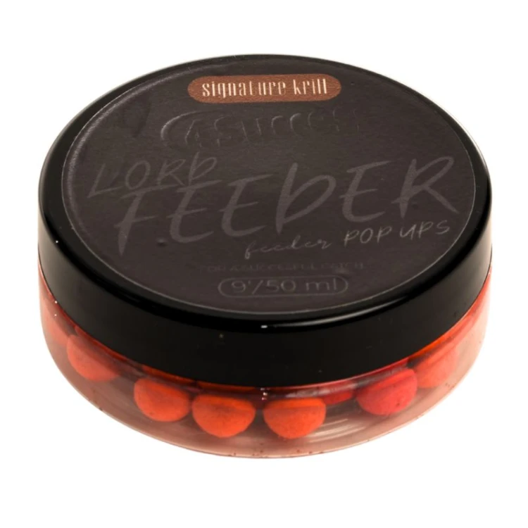 Kulki pływające Kryl | 4SUCCESS | Lord Feeder Signature Krill Mini Pop Up  9mm 50ml